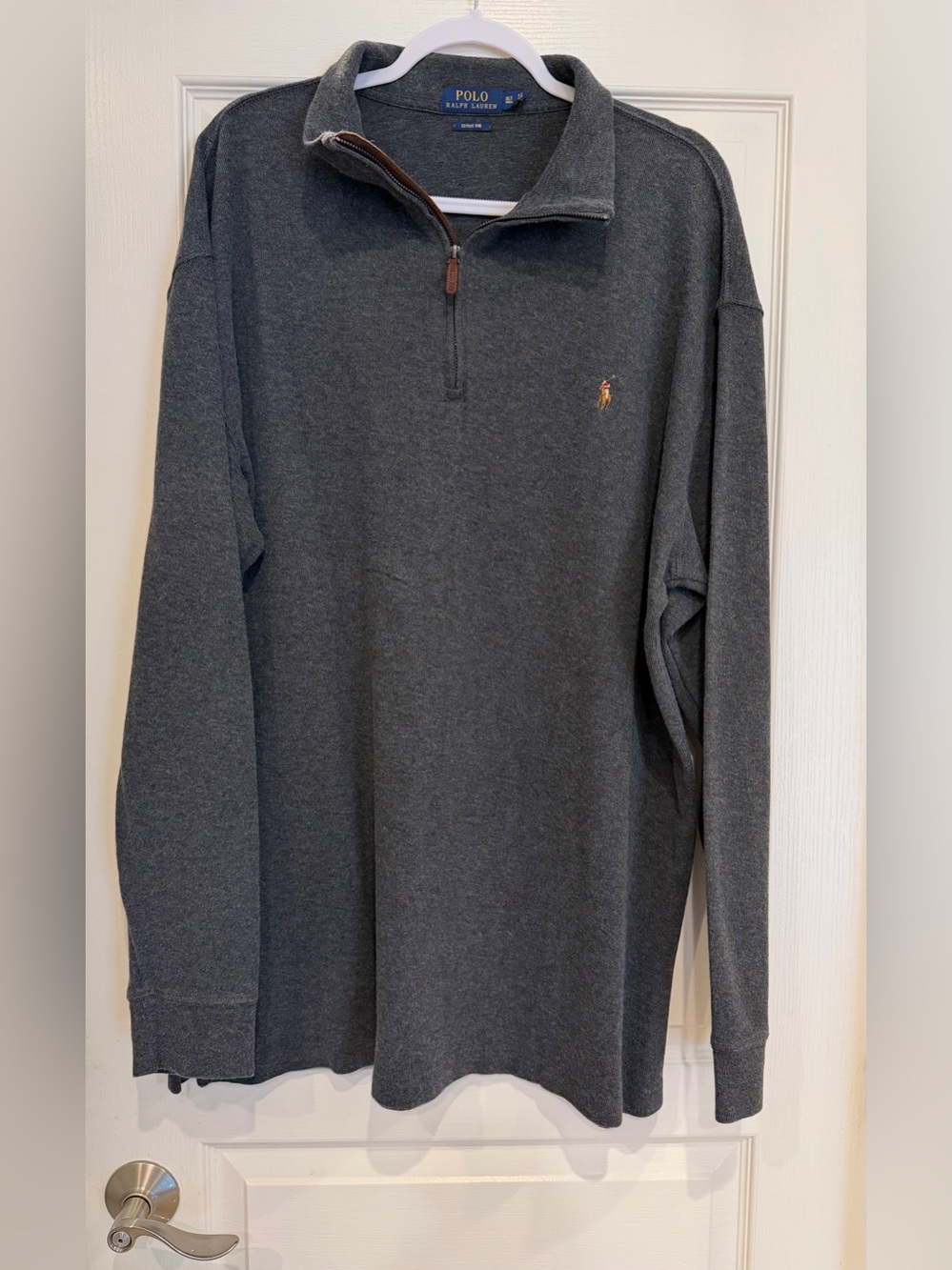 Men’s Ralph Lauren Gray Half-Zip Pullover